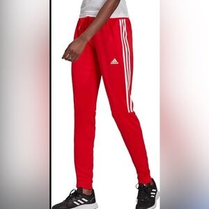 Adidas W SERENO PT Red Joggers with White Stripes